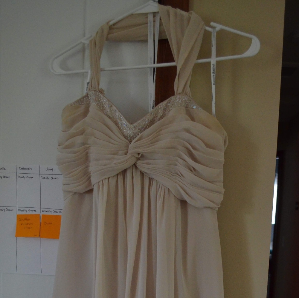 Haltered neck dress